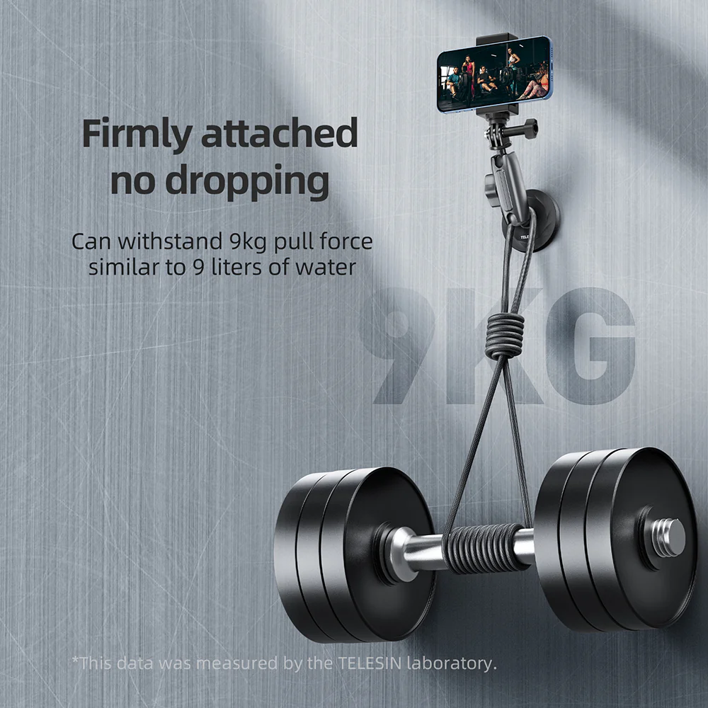 TELESIN Aluminum Alloy Magnetic Base Camera Mount TELESIN Aluminum Alloy Magnetic Base Camera Mount