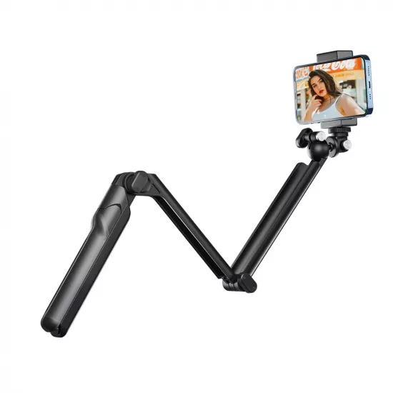 TELESIN Multifunctional Foldable Tripod Selfie Stick Mount for Action Cameras TELESIN Multifunctional Foldable Tripod Selfie Stick Mount for Action Cameras