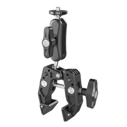 TELESIN Multifunction Crab Clamp with 2.3" Ball Head Arm TELESIN Multifunction Crab Clamp with 2.3" Ball Head Arm