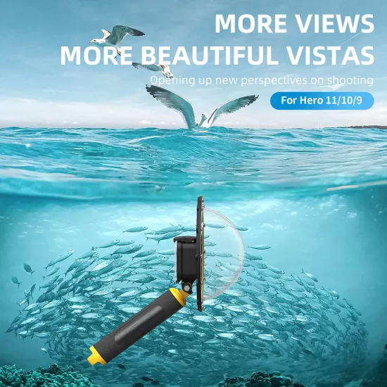 TELESIN Dome Port for GoPro Hero 13/12/11/10/9