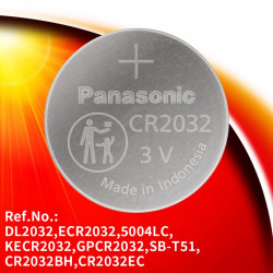 Panasonic CR2032 Lithium Coin Battery 3V Panasonic CR2032 Lithium Coin Battery 3V