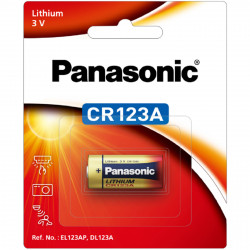Panasonic CR123A Lithium 3V Battery Panasonic CR123A Lithium 3V Battery