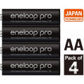 Panasonic Eneloop Pro AA 2450mAh Rechargeable Batteries 4 Pack Panasonic Eneloop Pro AA 2450mAh Rechargeable Batteries 4 Pack