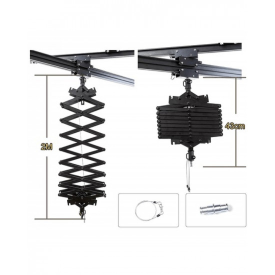 NiceFoto S-14 Studio Space Saving Ceiling Rail System