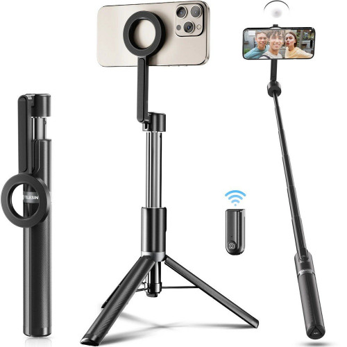TELESIN Portable Magnetic Phone Selfie Stick Tripod TELESIN Portable Magnetic Phone Selfie Stick Tripod