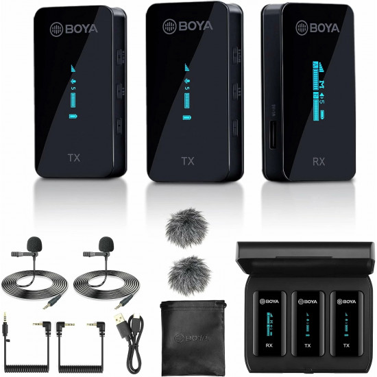 BOYA BY-XM6-K2 Wireless Microphone System BOYA BY-XM6-K2 Wireless Microphone System
