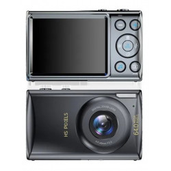 Digital Camera 64MP Video Camera with 18x Digital Zoom Auto-Focus 2.8" IPS Screen (Black) Digital Camera 64MP Video Camera with 18x Digital Zoom Auto-Focus 2.8" IPS Screen (Black)