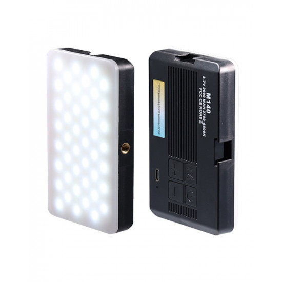 M140 Pocket Fill Light Dimmable 2700-6500k 2000mAh Portable LED Video Light