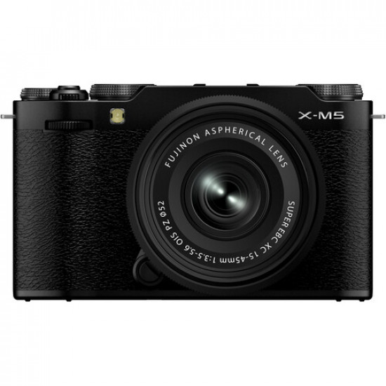 FUJIFILM X-M5 Mirrorless Camera with XC 15-45mm f/3.5-5.6 Lens (Black) FUJIFILM X-M5 Mirrorless Camera with XC 15-45mm f/3.5-5.6 Lens (Black)
