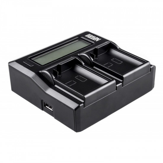 Newell DC-LCD Two-channel Charger for LP-E6 Batteries Newell DC-LCD Two-channel Charger for LP-E6 Batteries