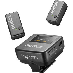 Godox Magic XT1-C 2-Person Wireless Microphone System with USB-C Adapter Godox Magic XT1-C 2-Person Wireless Microphone System with USB-C Adapter