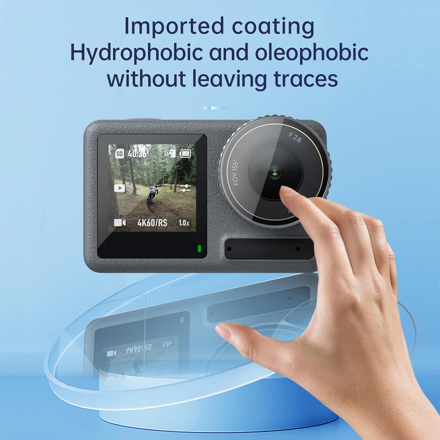 TELESIN Tempered Film Kit for Action5 Pro