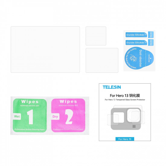 TELESIN Screen & Lens Protective Film Cover For GoPro 13