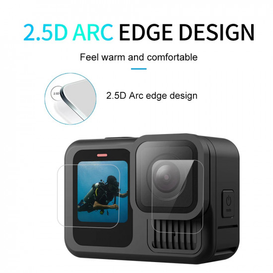 TELESIN Screen & Lens Protective Film Cover For GoPro 13