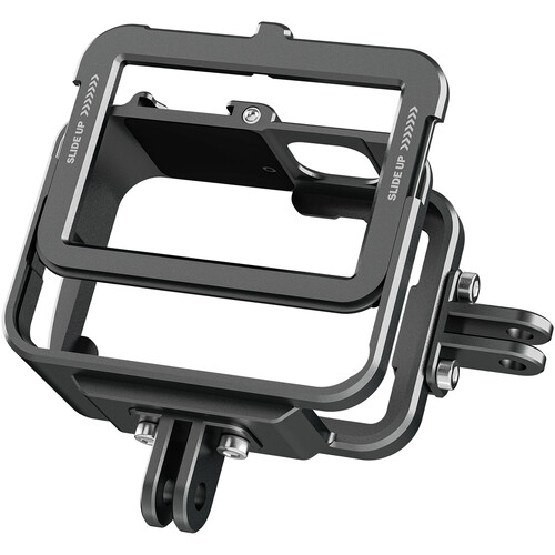 TELESIN Aluminum Cage with Vertical Frame for GoPro HERO 13/12/11/10/9 TELESIN Aluminum Cage with Vertical Frame for GoPro HERO 13/12/11/10/9