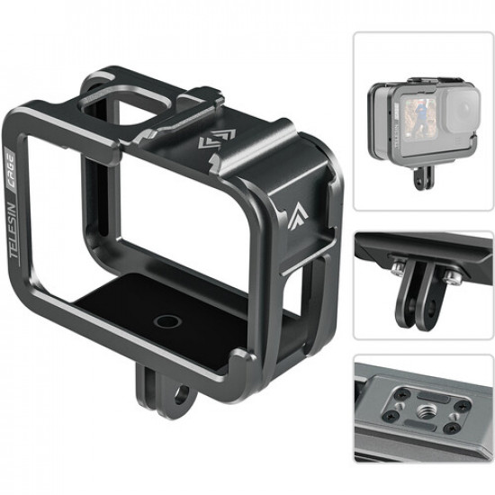 TELESIN Metal Combo Cage for GoPro 13/12/11/10/9 TELESIN Metal Combo Cage for GoPro 13/12/11/10/9