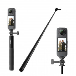 TELESIN High-Strength Aluminum Alloy Selfie Stick 90cm