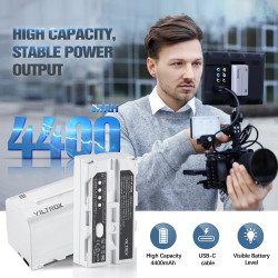VILTROX NP-F750 Rechargeable Lithium-Ion Battery with USB-C Charging Port VILTROX NP-F750 Rechargeable Lithium-Ion Battery with USB-C Charging Port