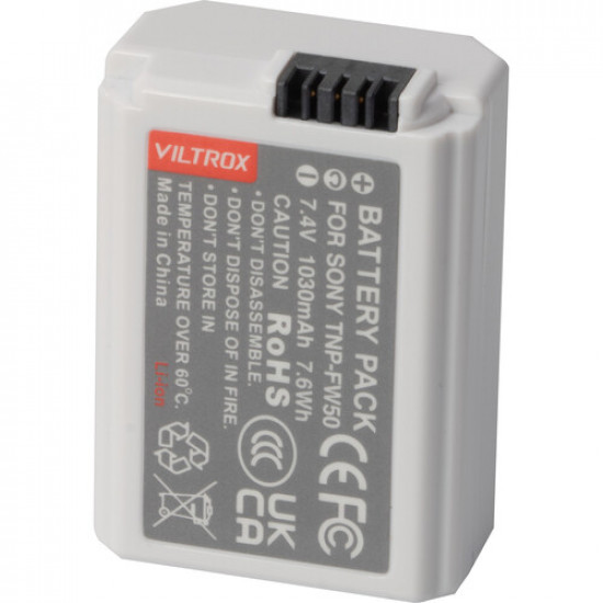 VILTROX TNP-FW50 Replacement Battery for Sony Cameras VILTROX TNP-FW50 Replacement Battery for Sony Cameras