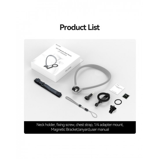 TELESIN 2in1 Magnetic Neck Mount SE 2.0 TELESIN 2in1 Magnetic Neck Mount SE 2.0