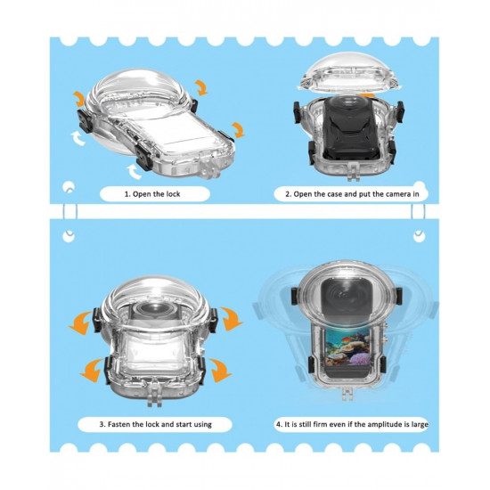 Invisible Dive Case for Insta360 X5