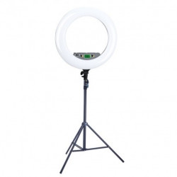 NiceFoto LR-480AII 50W 18″3200-6500K Dimmable Diva LED Ring Light with Stand NiceFoto LR-480AII 50W 18″3200-6500K Dimmable Diva LED Ring Light with Stand