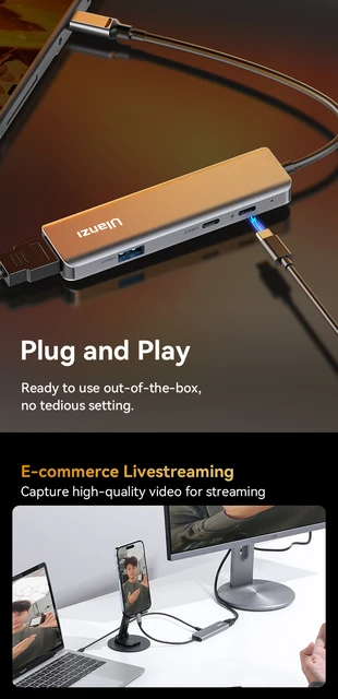 Ulanzi USB-C Multifunctional Capture Card Ulanzi USB-C Multifunctional Capture Card