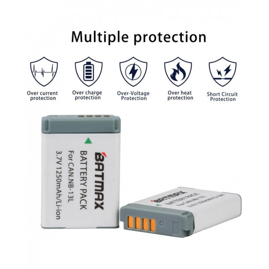 NB-13L for Camera Battery Powershot G1 X Mark II, G5X, G5 X Mark II, G7X, G7X Mark II, G7 X Mark III, G9X, N100, SX620 HS NB-13L for Camera Battery Powershot G1 X Mark II, G5X, G5 X Mark II, G7X, G7X Mark II, G7 X Mark III, G9X, N100, SX620 HS