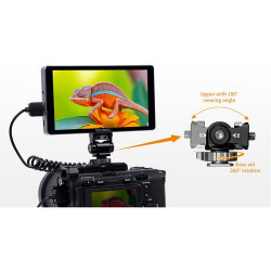 FeelWorld P6XL 6" 1200nit On-Camera Field Monitor with Built-In Battery
