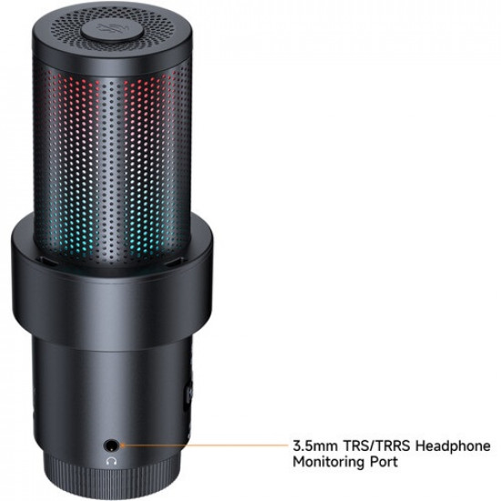 COMICA Audio EJoy Uni Pro D RGB Cardioid Condenser Wireless/USB-C Microphone with Desktop Stand COMICA Audio EJoy Uni Pro D RGB Cardioid Condenser Wireless/USB-C Microphone with Desktop Stand