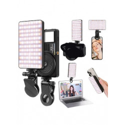 M19 Magnetic Double-Sided LED Video Light – Dimmable 2500K-9000K Fill Light