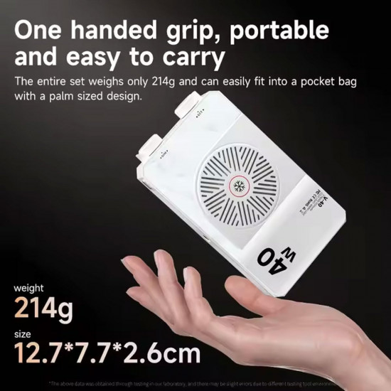 V40 Bi-Color 40W LED Fill Light Portable Adjustable Light