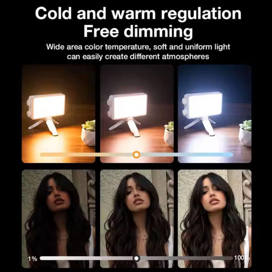 V40 Bi-Color 40W LED Fill Light Portable Adjustable Light