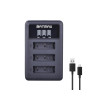 NP BX1 USB 3 Slots Camera Battery Charger NP BX1 USB 3 Slots Camera Battery Charger