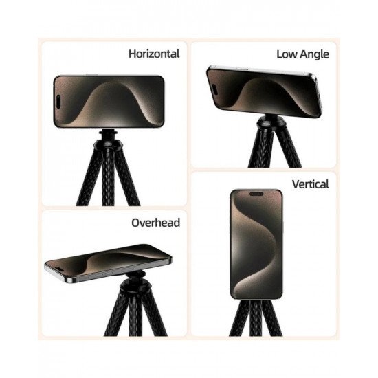 TELESIN Flexible Magnetic Suction Phones Tripod