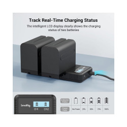 PISEN Dual USB Super Charger for Sony NP-F550/F750/F970/FM50/FM500H PISEN Dual USB Super Charger for Sony NP-F550/F750/F970/FM50/FM500H