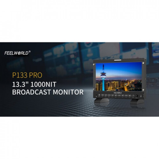 FeelWorld P133 PRO 13.3" Full HD High-Bright Broadcast Monitor