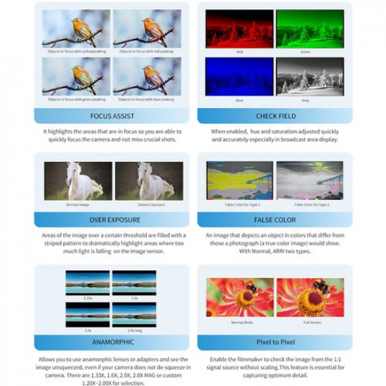 FeelWorld T7 PRO 7" High-Bright HDMI On-Camera Monitor with 3D LUTs FeelWorld T7 PRO 7" High-Bright HDMI On-Camera Monitor with 3D LUTs