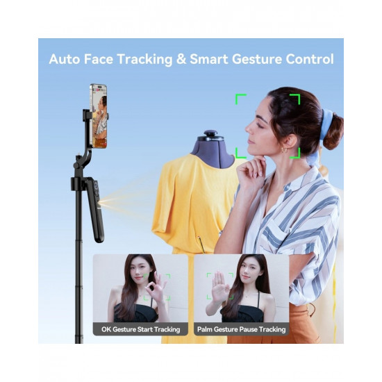 Telesin P3-MS-01 Intelligent Auto Tracking Tripod – 360 ... Telesin P3-MS-01 Intelligent Auto Tracking Tripod – 360 ...