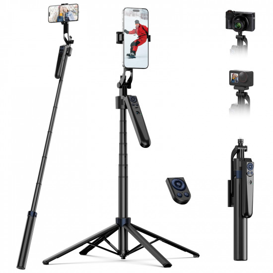 Telesin P3-MS-01 Intelligent Auto Tracking Tripod – 360 ... Telesin P3-MS-01 Intelligent Auto Tracking Tripod – 360 ...