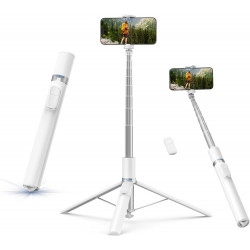 TELESIN 70" Phone Tripod Stand Gravity-Activated Auto-Open Selfie Stick
