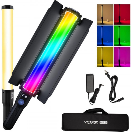VILTROX H18 Double-Sided Bi-Color & RGB LED Tube Light (22.4")