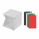 Portable Photo Studio LED Light Box Shooting Tent Mini Folding Photography Studio Softbox with 4 Colors Backdrops