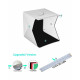 Portable Photo Studio LED Light Box Shooting Tent Mini Folding Photography Studio Softbox with 4 Colors Backdrops