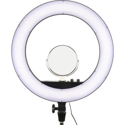 Godox LR160 Black Led Ring Light with Make Up Mirror Bi-color 3300-8000K 18W Video Selfie Makeup Fill Lighting Live Shooting Godox LR160 Black Led Ring Light with Make Up Mirror Bi-color 3300-8000K 18W Video Selfie Makeup Fill Lighting Live Shooting