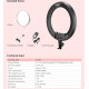 Godox LR160 Black Led Ring Light with Make Up Mirror Bi-color 3300-8000K 18W Video Selfie Makeup Fill Lighting Live Shooting Godox LR160 Black Led Ring Light with Make Up Mirror Bi-color 3300-8000K 18W Video Selfie Makeup Fill Lighting Live Shooting
