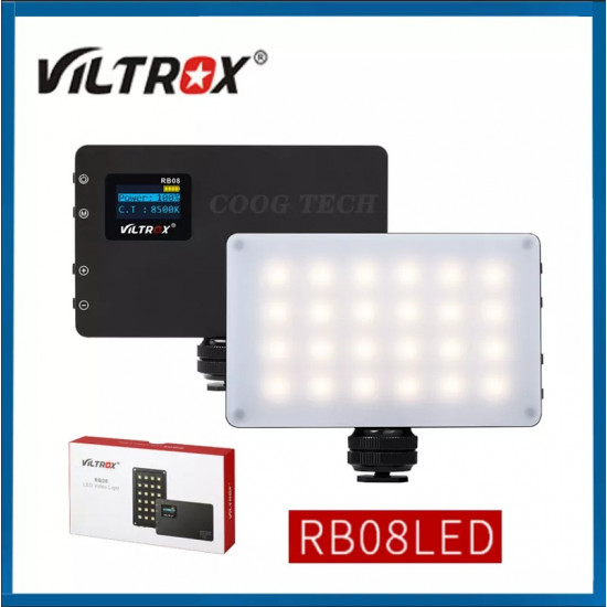 Viltrox RB08 Bi-color 2500K-8500K Mini Video LED Light Portable Fill Light Built-in Battery for Phone Camera Shooting Studio Viltrox RB08 Bi-color 2500K-8500K Mini Video LED Light Portable Fill Light Built-in Battery for Phone Camera Shooting Studio