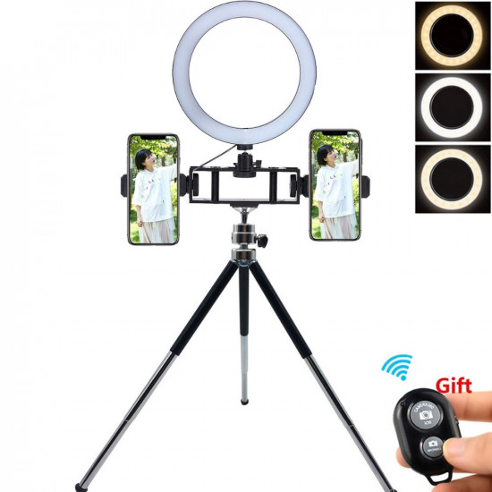 Puluz 16 cm Metal Mini Tripod for Selfie LED Flash Light Multi-position Bracket Base for Iphone Xiaomi Huawei Phones Video Bloggers Shooting Puluz 16 cm Metal Mini Tripod for Selfie LED Flash Light Multi-position Bracket Base for Iphone Xiaomi Huawei Phones Video Bloggers Shooting