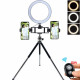 Puluz 16 cm Metal Mini Tripod for Selfie LED Flash Light Multi-position Bracket Base for Iphone Xiaomi Huawei Phones Video Bloggers Shooting Puluz 16 cm Metal Mini Tripod for Selfie LED Flash Light Multi-position Bracket Base for Iphone Xiaomi Huawei Phones Video Bloggers Shooting