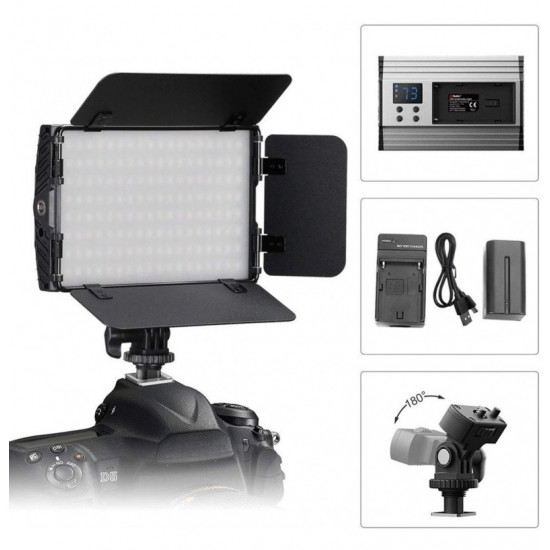 Tolifo PT-15B Pro II Dimmer  Led Light Camera